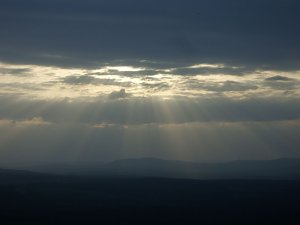 Zum Sonnenuntergang