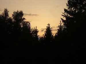 Zum Sonnenuntergang