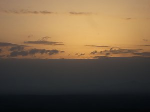 Zum Sonnenuntergang