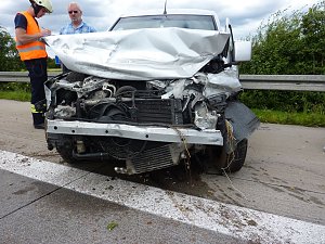 Unfall auf der A 38
