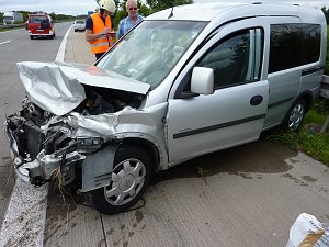 Unfall auf der A 38