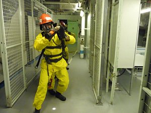 Kreuzfahrtriesen getestet: Feuerl&ouml;schtrupp MSC Fantasia