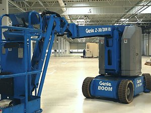 Moderne Technik hilft beim Aufbau