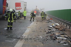 Chaos auf der Autobahn