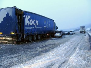 Unfall auf der Autobahn