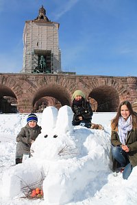 Ostern am Kyffh&auml;user im Schnee?