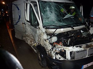 Unfall auf der Autobahn A 38