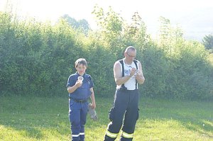 Pfingstfeuer in Obergebra