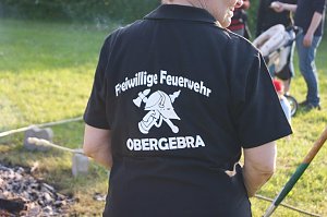 Pfingstfeuer in Obergebra