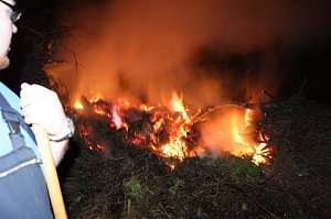 Pfingstfeuer in Obergebra - die Zweite