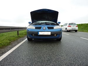 Auto brannte