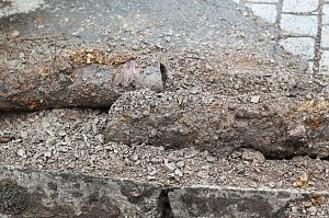 Reparatur am Grimmel