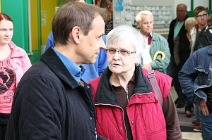 Torwandschießen mit Olaf Thon