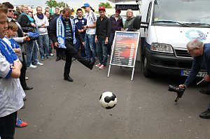 Torwandschießen mit Olaf Thon
