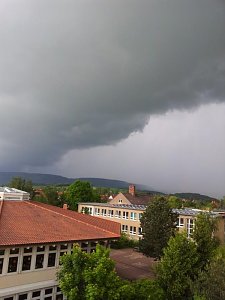 Unwetter über dem Südharz