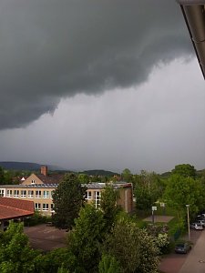 Unwetter über dem Südharz