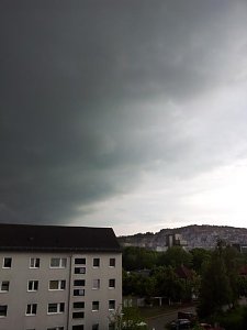 Unwetter über dem Südharz