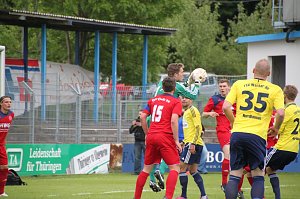 Die erste Halbzeit gegen den VfL Halle