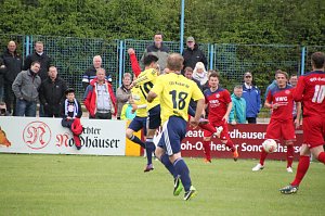 Die erste Halbzeit gegen den VfL Halle