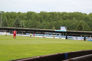 Die erste Halbzeit gegen den VfL Halle