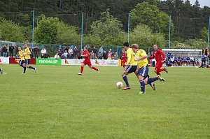Die erste Halbzeit gegen den VfL Halle