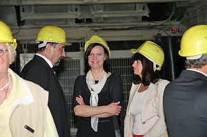 Lichtschau im Bergwerk