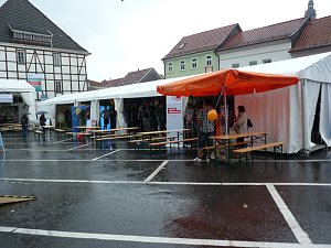 Im Regen versunken