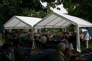 Nachbarn feierten
