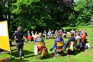 Das Aufbauseminar "Strategisches Freiwilligenmanagement" im gr&uuml;nen H&ouml;rsaal - Park Hohenrode