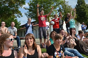 Beim Fu&szlig;ballturnier