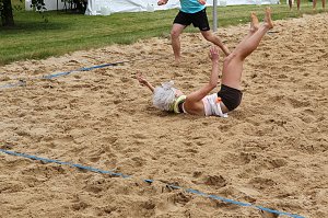 Beachvolleyball am Kiesteich