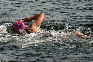 Bangen und Schwimmen