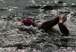 Bangen und Schwimmen