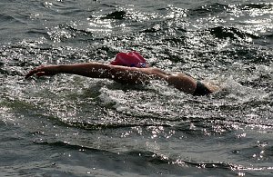 Bangen und Schwimmen