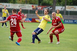 Im Spiel gegen Halberstadt