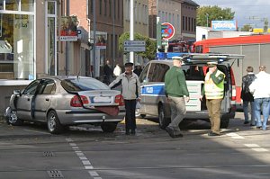 Crash auf der Magnet-Kreuzung