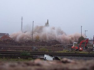 Speicher wurde gesprengt