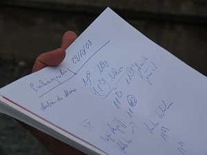 Raus in vier Minuten