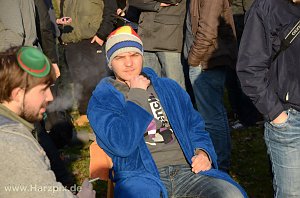 Eisbaden der FH Nordhausen