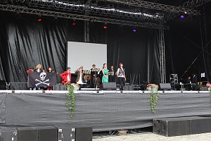 Die Eleven des Tanzstudios Radeva auf dem Rolandsfest