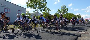 Das erste Rennen der Kleinen (U11)
