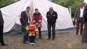 Wasserretter im Einsatz