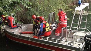 Wasserretter im Einsatz