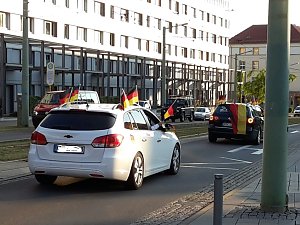 Autocorso nach 1:0 Sieg &uuml;ber die USA
