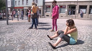 B&uuml;cherkette zum Umzug der Bibliothek