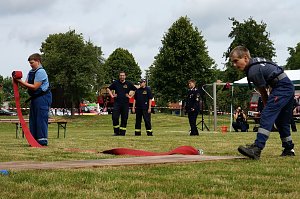 Löschangriff des Feuerwehr-Nachwuchses