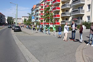 B&uuml;cherkette zum Umzug der Bibliothek