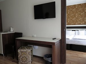 Motel Plus Nordhausen: Blick in ein Zimmer