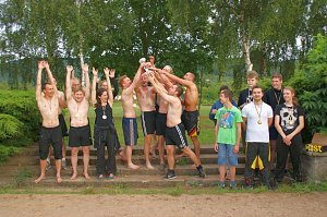 Sportliches Lager am Stausee