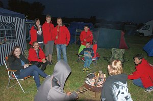 Sportliches Lager am Stausee